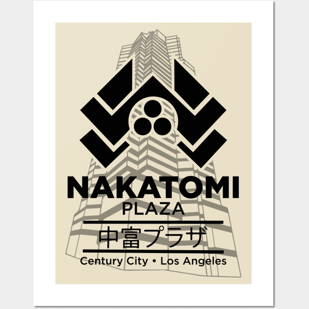 Nakatomi Building Die Hard Wall Art by Alema Art